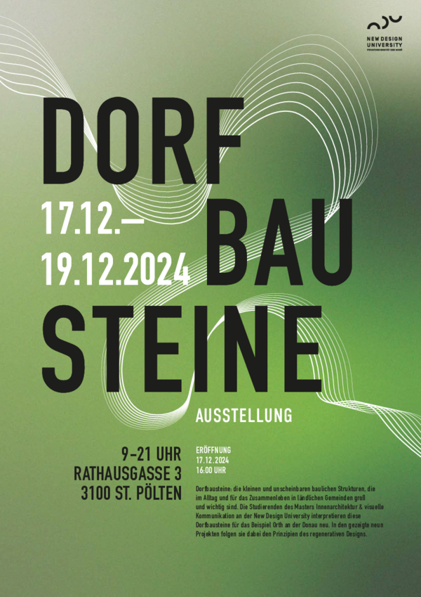 Ausstellung: Dorfbausteine