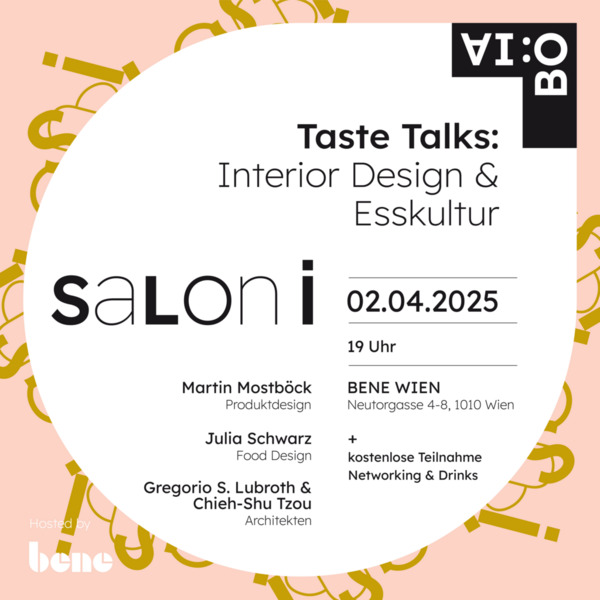 TASTE TALKS: Interior Design & Esskultur